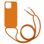 Θήκη Σιλικόνης GREEN ON με Κορδόνι Κολιέ για Samsung Galaxy A52 / A52s - Πορτοκαλί