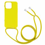 Θήκη Σιλικόνης GREEN ON με Κορδόνι Κολιέ για Samsung Galaxy A53 - Κίτρινο