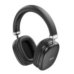 Hoco ANC W35 MAX Ασύρματα / Ενσύρματα Over Ear Ακουστικά με 45 ώρες Λειτουργίας - Μαύρο