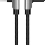 Hoco Καλώδιο Φόρτισης Braided USB 2.0 σε Micro USB 1.2μ - Μαύρο Ασημί U42