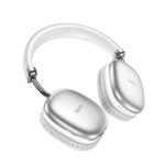 Hoco ANC W35 MAX Ασύρματα / Ενσύρματα Over Ear Ακουστικά με 45 ώρες Λειτουργίας - Λευκό