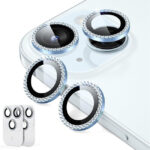 Diamond Tempered Glass / Προστατευτικά Τζαμάκια Κάμερας για iPhone 14 Pro / 14 Pro Max - Γαλάζιο