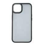 Σκληρή Θήκη Satin Matt για iPhone 12 / 12 Pro - Μαύρο Πλαίσιο