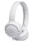 JBL TUNE 500 Αναδιπλούμενα Ενσύρματα Ακουστικά Headphones On Ear με Μικρόφωνο - Λευκό