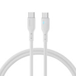 Joyroom Καλώδιο Type-C σε Type-C USB-C 100w 1.2μ. - Λευκό S-CC100A13W1