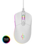 Lamtech Rgb Gaming Ποντίκι 6400dpi White Moon - Λευκό LGP022193