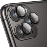 Tempered Glass / Προστατευτικά Τζαμάκια Κάμερας για iPhone 11 / 11 Pro / 11 Pro Max / 12 / 12 Pro / 12 Mini - Μαύρο