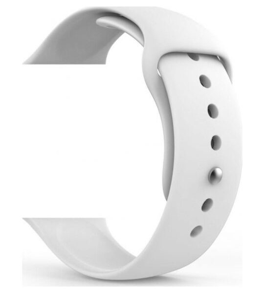 Λουράκι Σιλικόνης για Apple Watch 42/44/45mm - Λευκό