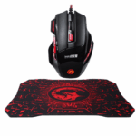 Σετ Gaming Ποντίκι και Mouse Pad SCORPION M315 G1 - Μαύρο Κόκκινο