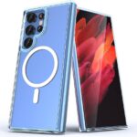 Θήκη TPU Σιλικόνης 1.5mm με Ενισχυμένες Γωνίες και MagSafe για Samsung Galaxy S23 Ultra - Διάφανο