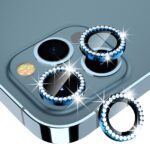 Diamond Tempered Glass / Προστατευτικά Τζαμάκια Κάμερας για iPhone 12 Pro Max / 13 / 13 Mini - Γαλάζιο