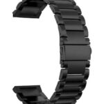 Hoco Universal Μεταλλικό Λουράκι Μπρασελέ για Ρολόι Smartwatch 20mm - Μαύρο