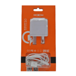 Σετ Φορτιστής Σπιτιού Fast Charge 3.0 με 2 Θύρες Usb και Καλώδιο Lightning MOXOM ΚΗ-70Υ - Λευκό