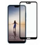 Tempered Glass - Τζαμάκι Προστασίας FULL GLUE  για Huawei P20 Lite - Μαύρο Πλαίσιο