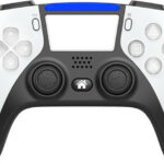 Ασύρματο Bluetooth Χειριστήριο Gamepad P-02 για PS4 / PS5 - Λευκό