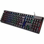 Ενσύρματο Gaming Πληκτρολόγιο KR-6300 με Φωτιζόμενα Πλήκτρα - Μαύρο