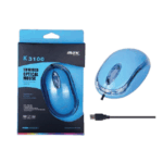 Ενσύρματο Ποντίκι MTK K3100 - Γαλάζιο / Διάφανο