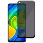 Privacy Tempered Glass FULL GLUE για Xiaomi Redmi Note 9 - Φιμέ