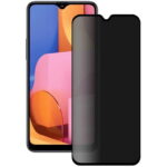 Privacy Tempered Glass / Τζαμάκι Προστασίας Full Glue για Galaxy A22 4G - Φιμέ Μαύρο