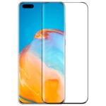 Tempered Glass FULL GLUE για Huawei P40 Pro - Μαύρο Πλαίσιο