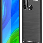 Θήκη TPU Σιλικόνης Carbon Style για Huawei P Smart 2020 - Μαύρο