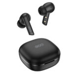 Qcy Ht05 Melobuds Anc TWS Dual Driver 6-mic Noise Cancel. True Ασύρματο Earbuds - 10mm Drivers - Μαύρο 6957141407431