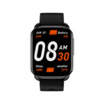 Qcy Watch Gs S6 - 2.02 inchLarge Tft Touch. 320x502 60hz. Call BT Smart Watch Ipx8 14day - Μαύρο 6957141408612