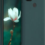 Θήκη TPU Σιλικόνης με Υφασμάτινη Επένδυση για Xiaomi Redmi 9C / Redmi 10A - Σκούρο Πράσινο