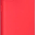 Θήκη TPU Σιλικόνης με Υφασμάτινη Επένδυση για Samsung Galaxy S21 - Κόκκινο