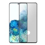 Tempered Glass με Μεμβράνη στο Δακτυλικό Αποτύπωμα για Samsung Galaxy S23 Ultra - Μαύρο Πλαίσιο / Περιμετρική Κόλλα