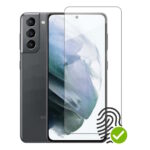 Tempered Glass FULL GLUE για Samsung Galaxy S21 Plus / Λειτουργεί το Δακτυλικό Αποτύπωμα - Διάφανο