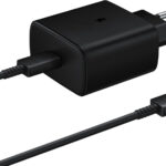 Samsung Φορτιστής και Καλώδιο USB-C 45W - Μαύρος EP-TA845 Retail