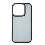 Σκληρή Θήκη Satin Matt για iPhone 14 Pro - Μαύρο Πλαίσιο