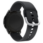 Universal Λουράκι TPU Σιλικόνης για Ρολόι Smartwatch 22mm - Μαύρο