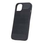 Θήκη TPU Σιλικόνης Carbon Style για iPhone 16 Pro Max - Μαύρη