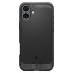 Θήκη SPIGEN Rugged Armor με Magsafe για iPhone 16 - Μαύρο