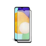 MATTE Tempered Glass FULL GLUE για Xiaomi Redmi 9A / 9AT / 9C / 10A - Μαύρο Πλαίσιο Ματ