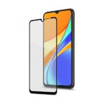 Tempered Glass FULL GLUE για Xiaomi Redmi 9A / 9AT / 9C / 10A - Μαύρο Πλαίσιο