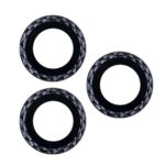 Tempered Glass / Προστατευτικά Τζαμάκια Κάμερας Rhombus για iPhone 16 / iPhone 16 Plus - Μαύρο