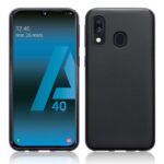 Oem Back cover soft matte tpu Case για Samsung Galaxy A40 A405 - Black