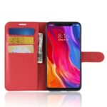 Θήκη Book Style για Xiaomi Mi 8 - Κόκκινη