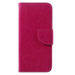 Θήκη Πορτοφόλι (Συνθ.Δέρμα) με βάση στήριξης για Huawei P8 Lite - Φούξια