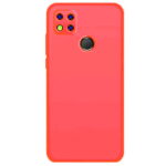 Θήκη TPU Σιλικόνης με Υφασμάτινη Επένδυση για Xiaomi Redmi 9C / Redmi 10A - Ροζ