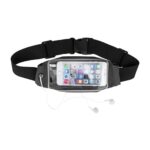 Θήκη Κινητού Μέσης για Τρέξιμο έως 5.5 Ιντσών - Μαύρο