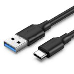 Ugreen Καλώδιο Δεδομένων και Φόρτισης USB 3.0 σε Type-C 3A 2m - Μαύρο