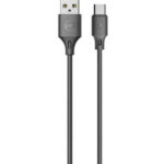WK Καλώδιο USB σε Type C 3 Μέτρα - Μαύρο