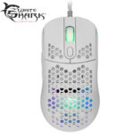 White Shark Ποντίκι Gm-5007 Galahad 6400dpi - Λευκό GM-5007W