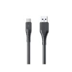 WK Fast Charge Καλώδιο Micro Usb 6A 3 Μέτρο - Μαύρο