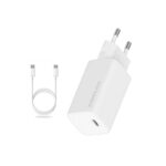 Φορτιστής Σπιτιού Xiaomi AD65GEU GaN USB Type C 65W και Καλώδιο Type C - Λευκό