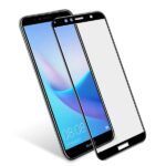 Full Glue Tempered Glass για Huawei Y6 2018 - Μαύρο Πλαίσιο